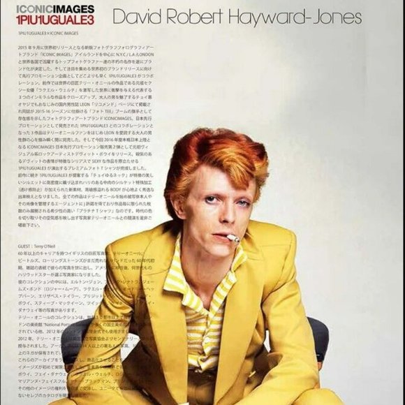 David Bowie 1PIU1UGUALE3 x ICONIC IMAGES Limited Edition T-shirt NWT - Picture 9 of 11